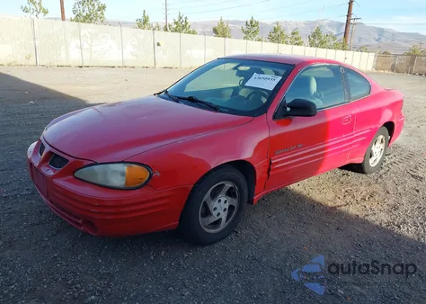 1999 Pontiac Grand Am Se1 z USA, uszkodzony, nr VIN 1G2NE12E3XM753289